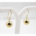 316L stainless steel 18k gold plating ball earrings designs for girls